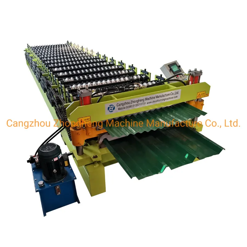 Tr4 Tr5 Double Deck Roll Forming Machine for Peru Chile Market