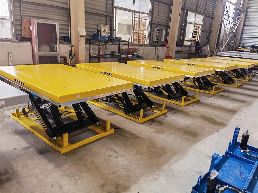 Warehouse 4000kg Stationary Electric Hydraulic Elevating Lift Table