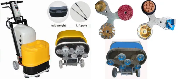 Work in Cost-Efficient Way Concrete Grinder Edger Concrete Grinder for Angle Grinder Concrete Grinder Polisher Concrete Floor Grinding Machine