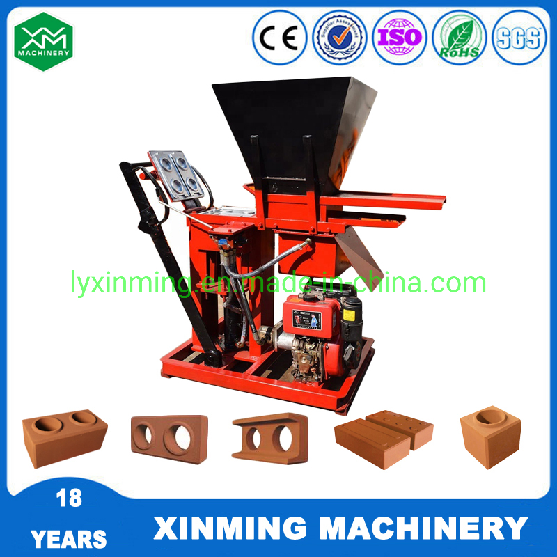 Xinming Xm2 -25 Brick Making Machine Interlocking Block Forming Machine in Uganda