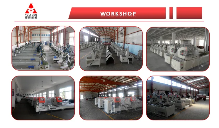 Yuefeng UPVC Window Door Seamless Two Heads Welding Machine