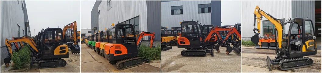 Mini Excavator 2 Ton with Different Attachments for Farm